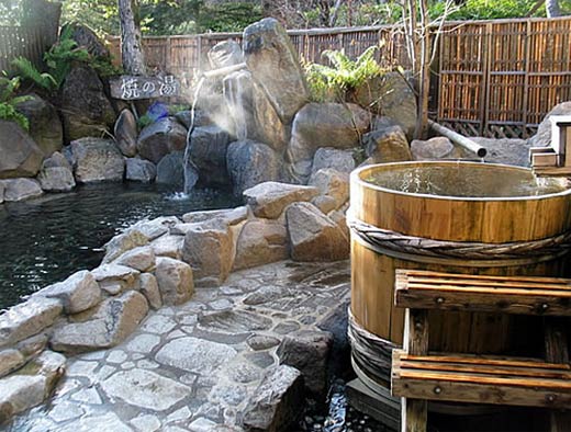 Onsen a las afueras de Kamikochi
