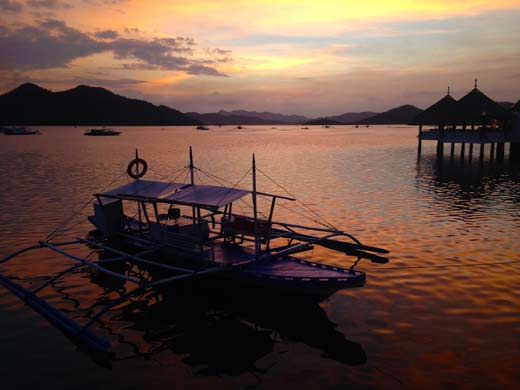 Atardecer en Coron