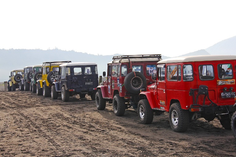 Los 4x4 esperándonos