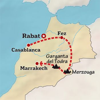 Mapa de La grandeza bereber
