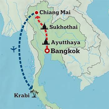 Mapa de La puerta del Sudeste Asiático