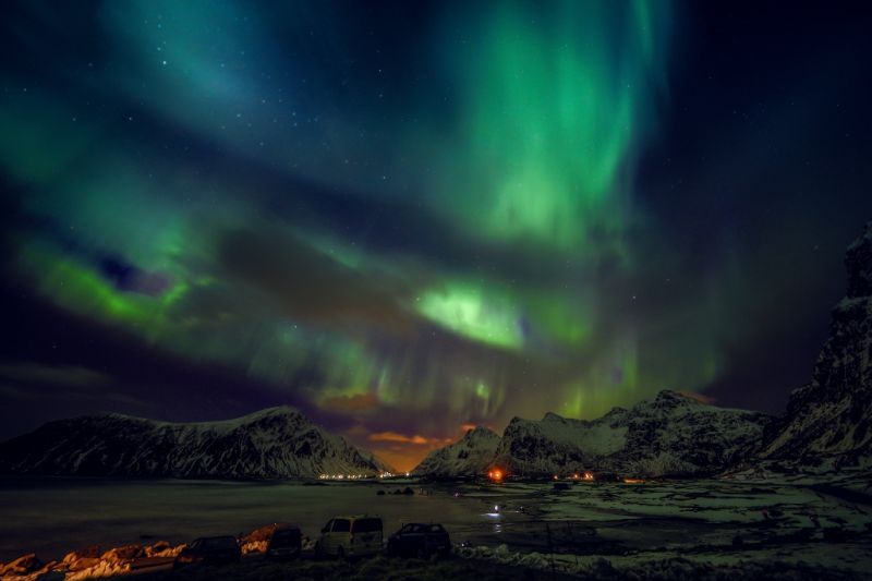 Foto de Ruta por Auroras Boreales asombrosas auroras boreales