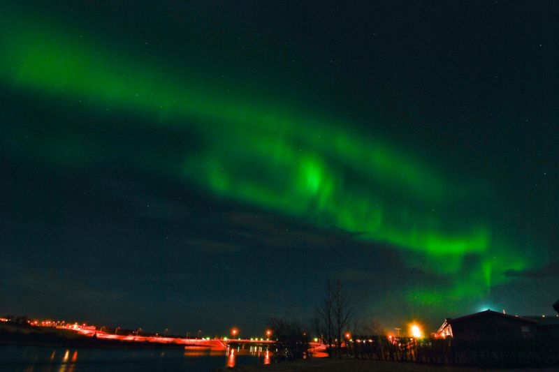 Foto de Ruta por Auroras Boreales cielo isladia