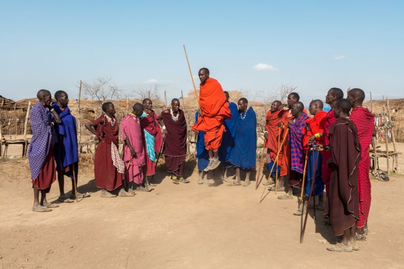 Foto de Ruta por El corazón de Africa Salto Masai