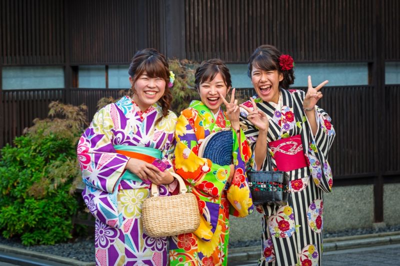 Foto de Ruta por Japón a tus pies japonesas con kimono