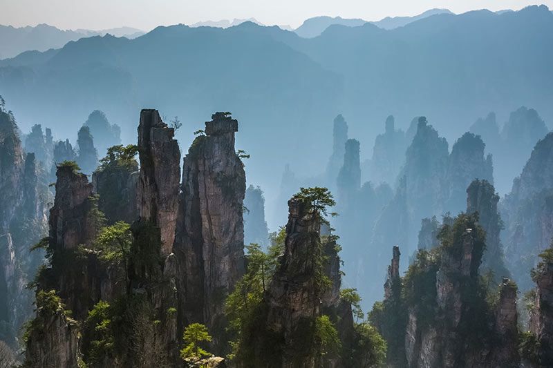 Foto de Ruta por Paisajes desde Shanghai a Hong Kong Paisaje del parque de Zhangjiajie