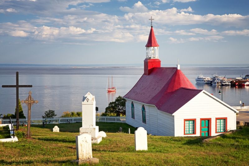 Foto de Ruta por Road Trip de Quebec a Nueva Escocia Capilla de Tadoussac