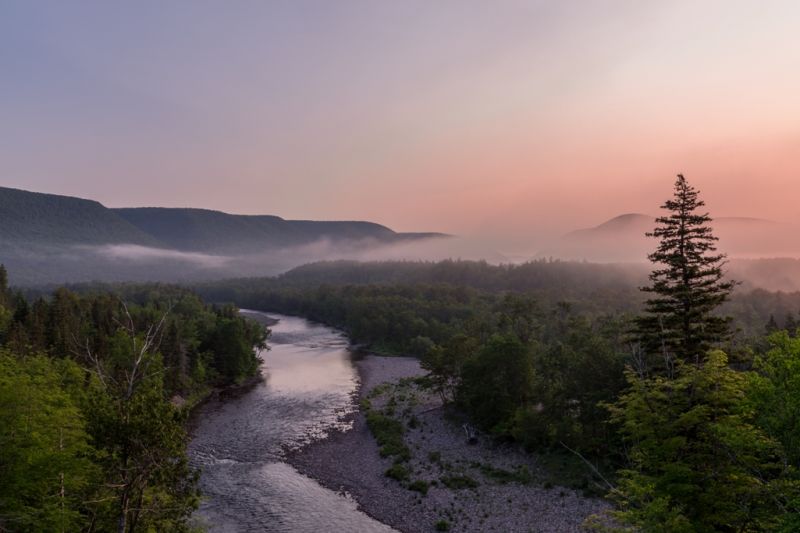 Foto de Ruta por Road Trip de Quebec a Nueva Escocia Paisaje de Cape Breton, en Nueva Escocia